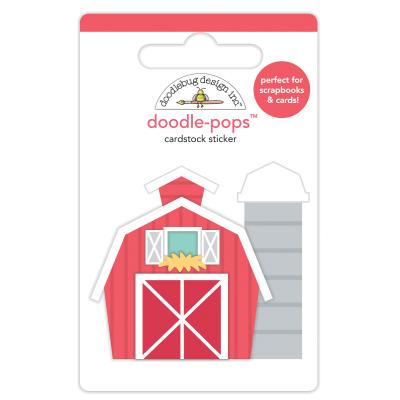 Doodlebug Down on the Farm - Doodle-Pops - Red Barn